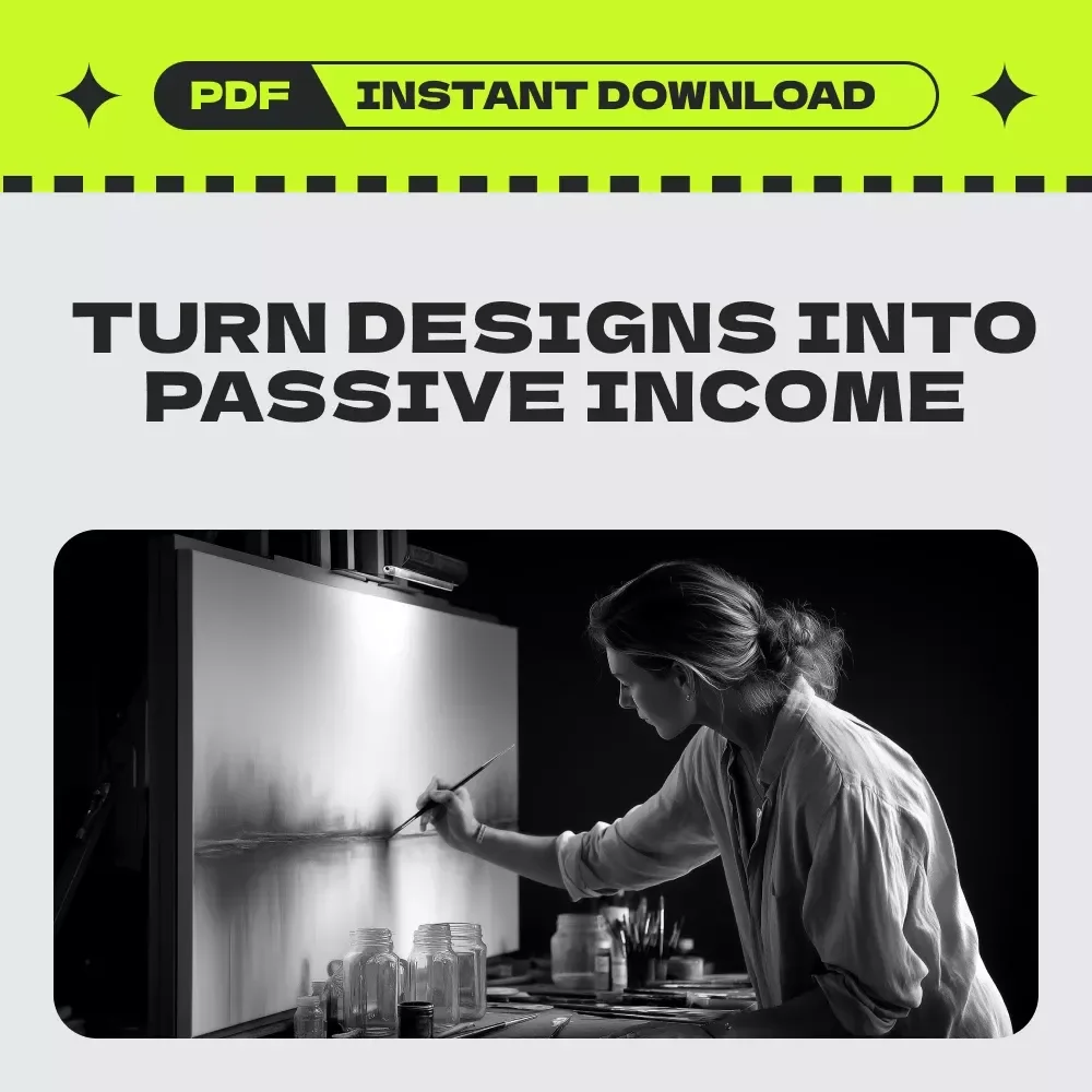 Turn Designs into Steady Income: A Guide to Passive Income through Print-on-Demand Publishing