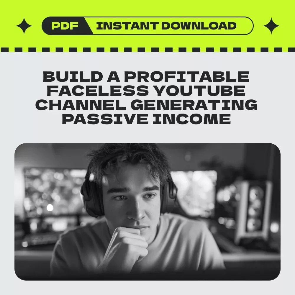 How to Build a Faceless YouTube Channel That Earns While You Sleep – YouTube Faceless Channel Passive Income Guide for Beginners & Side Hustlers