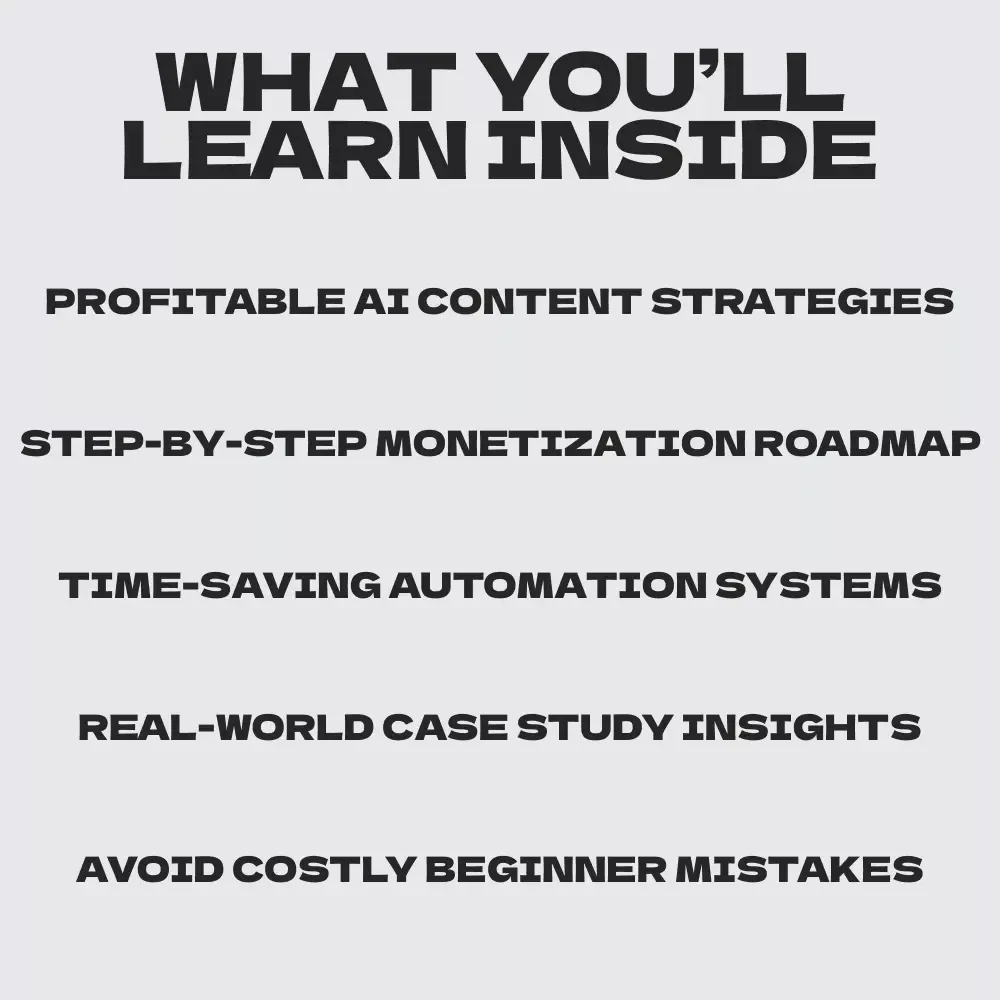 From AI Ideas to Automated Income Streams | AI Content Monetization for Passive Income eBook Guide | Build, Scale & Automate Online Revenue