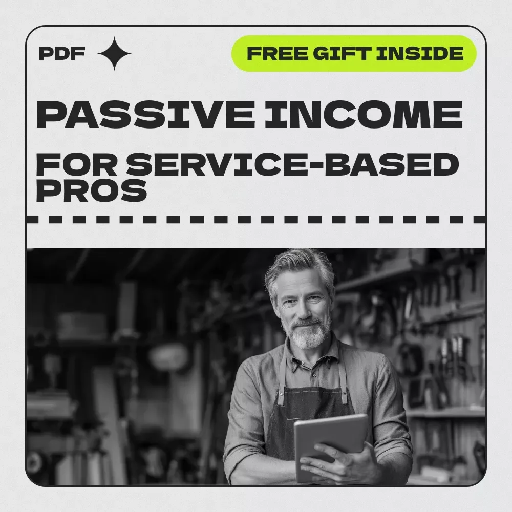 Your Passive Income Kickstart Checklist for Service-Based Pros | Passive Income for Service-Based Business Owners eBook Guide to Digital Products & Scalable Revenue