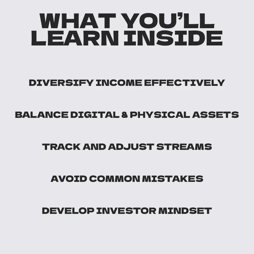 Smart Strategies to Diversify Risk & Build Steady Wealth | Passive Income Risk Diversification Techniques eBook Guide