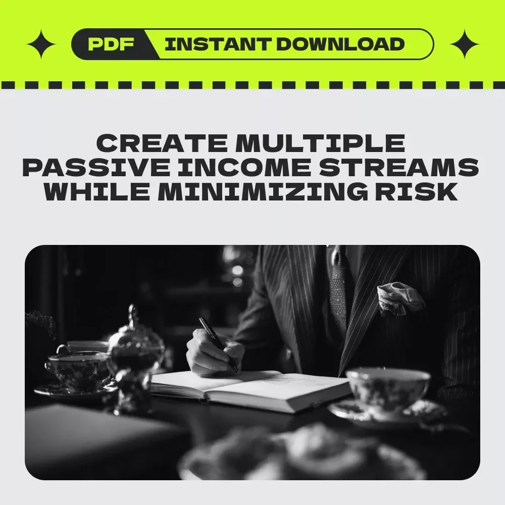 Smart Strategies to Diversify Risk & Build Steady Wealth | Passive Income Risk Diversification Techniques eBook Guide