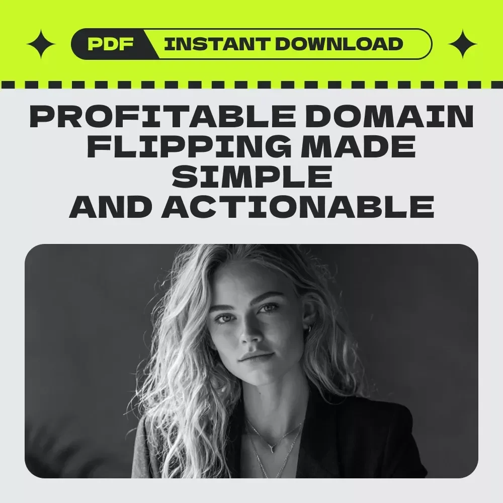 The Quick & Easy Domain Flipping Success Checklist – Domain flipping for automated profits Digital Download Guide for Beginners & Side Hustlers