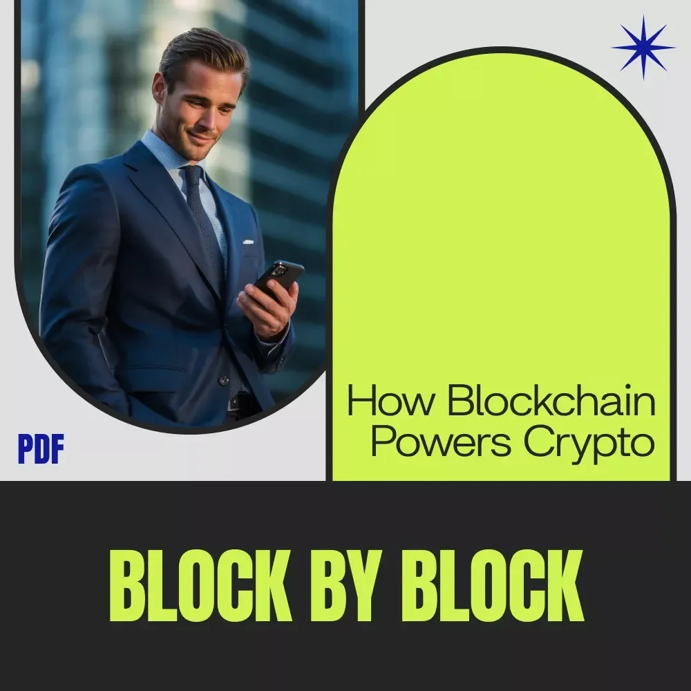Block by Block: How Blockchain Powers Crypto – Beginner-Friendly Guide to Understanding How Blockchain Powers Crypto, Bitcoin, Smart Contracts & Decentralization