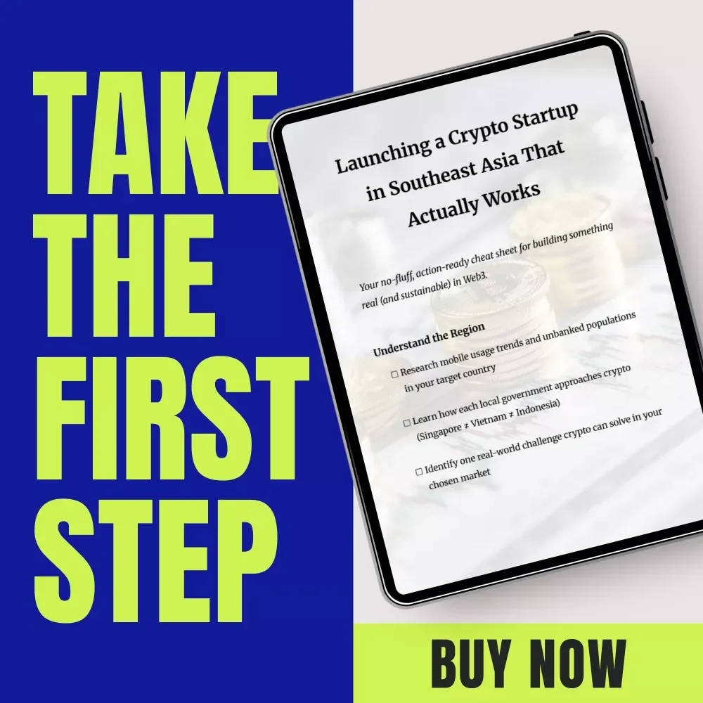 Launching a Crypto Startup in Southeast Asia That Actually Works – Actionable Checklist for Crypto startups in Southeast Asia | Web3 Founder Digital Download