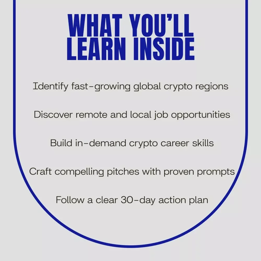 Break Into Crypto Where It’s Booming – The Ultimate Guide to Crypto Jobs in Emerging Markets | Remote & Global Blockchain Career Starter Kit