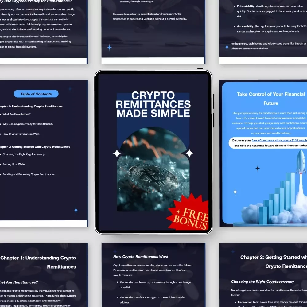 Crypto Remittances Made Simple – The Ultimate Guide to Remittances using cryptocurrency for Fast, Low-Fee Cross-Border Transfers & Secure Digital Payments
