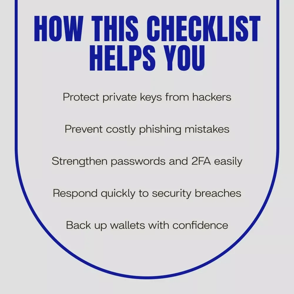 Your Ultimate Crypto Wallet Security Checklist – Crypto wallets and security tips Digital Download for Safe Storage, Private Key Protection & Smart Asset Management
