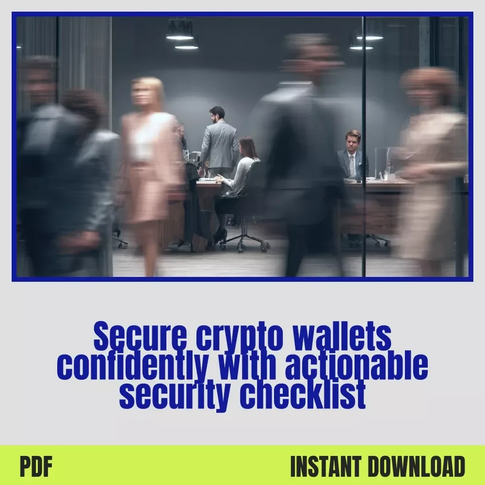 Your Ultimate Crypto Wallet Security Checklist – Crypto wallets and security tips Digital Download for Safe Storage, Private Key Protection & Smart Asset Management