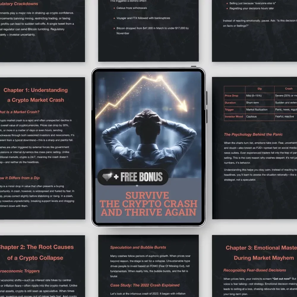 Survive the Crypto Crash and Thrive Again – Crypto Market Crash Survival eBook Guide for Smart Investors, Panic-Proof Strategy & Recovery Plan