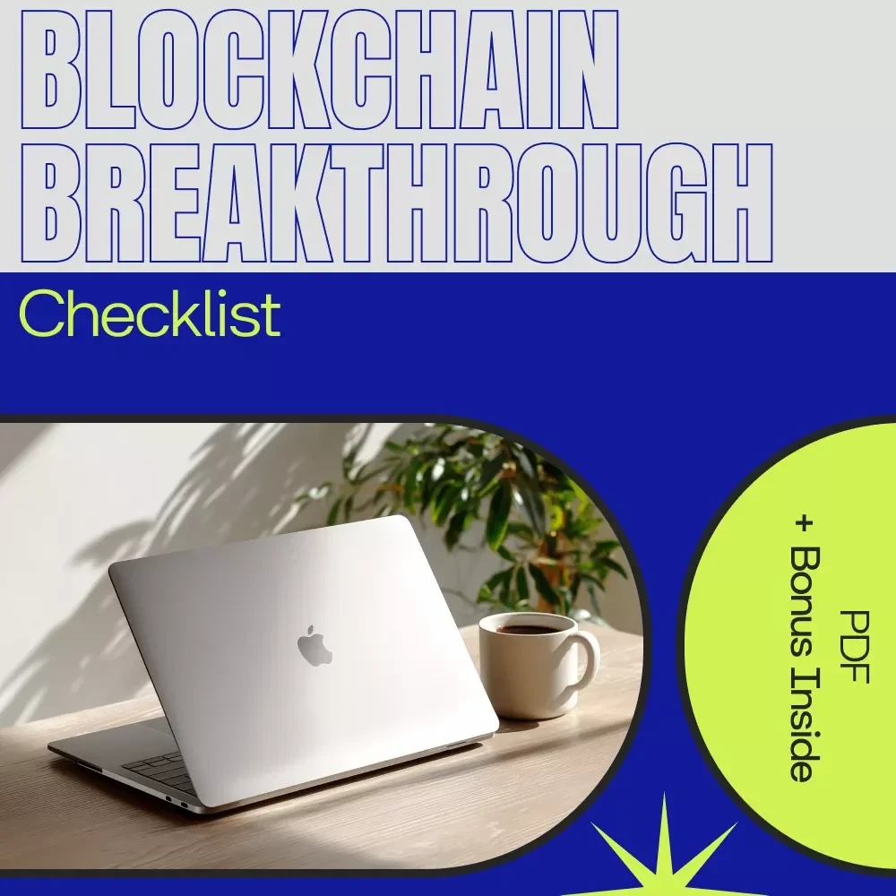 The Blockchain Breakthrough Checklist | Middle East Blockchain Initiatives Action Plan | Digital Download for UAE & Saudi Vision 2030 Opportunities
