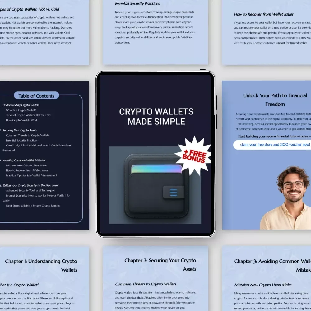 Crypto Wallets Made Simple: A Beginner-Friendly Guide to Crypto Wallets and Security Tips for Protecting Your Digital Assets