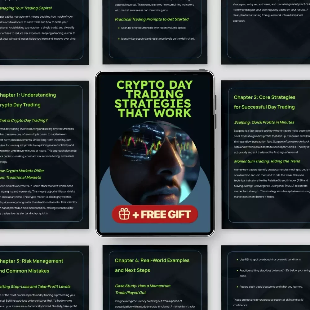 Crypto Day Trading Strategies That Work | Practical Guide to Crypto Day Trading Strategies for Beginners & Active Traders | Digital Download eBook