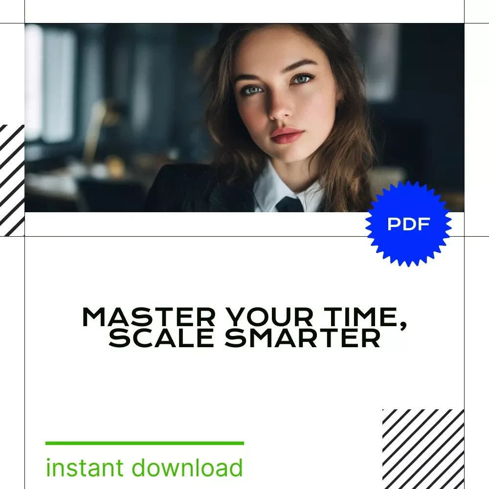 The Time-Rich Entrepreneur Checklist | Time-Saving Strategies for High-Income Entrepreneurs | Weekly Productivity & Scaling System Digital Download