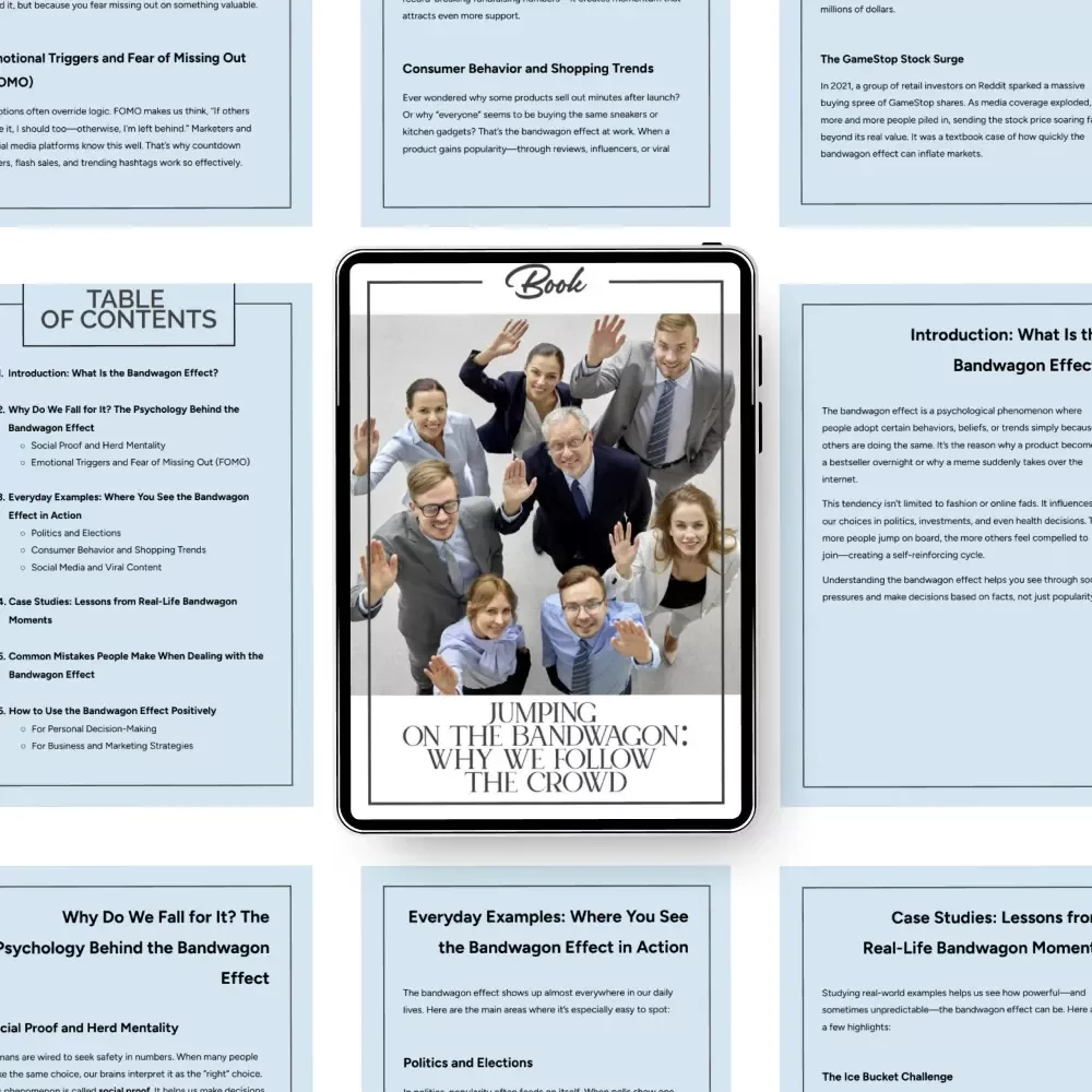 Jumping on the Bandwagon: Why We Follow the Crowd - eBook on Understanding the Bandwagon Effect
