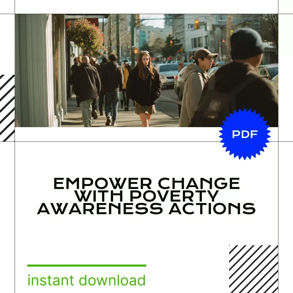 Poverty Awareness & Action Checklist: Understanding and Addressing the Culture of Poverty