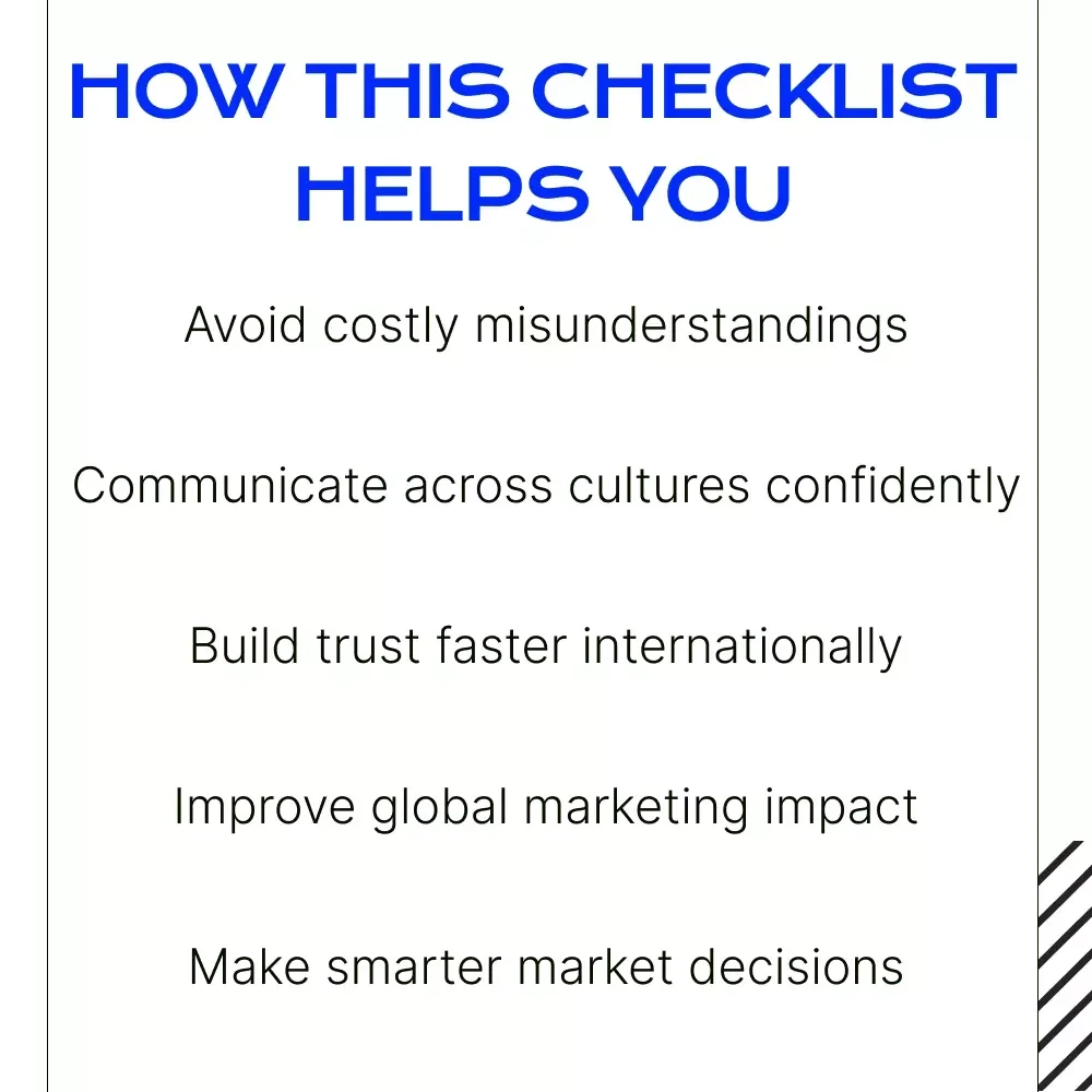 Overcoming Business Barriers Checklist | Business Barriers Due to Culture | Cross-Cultural Strategy & Global Market Entry Digital Download