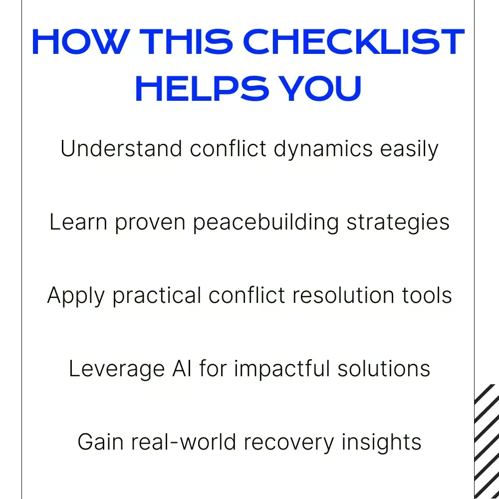 Conflict Trap Solutions at a Glance - Digital Download Checklist for Understanding Conflict Theory and Solutions