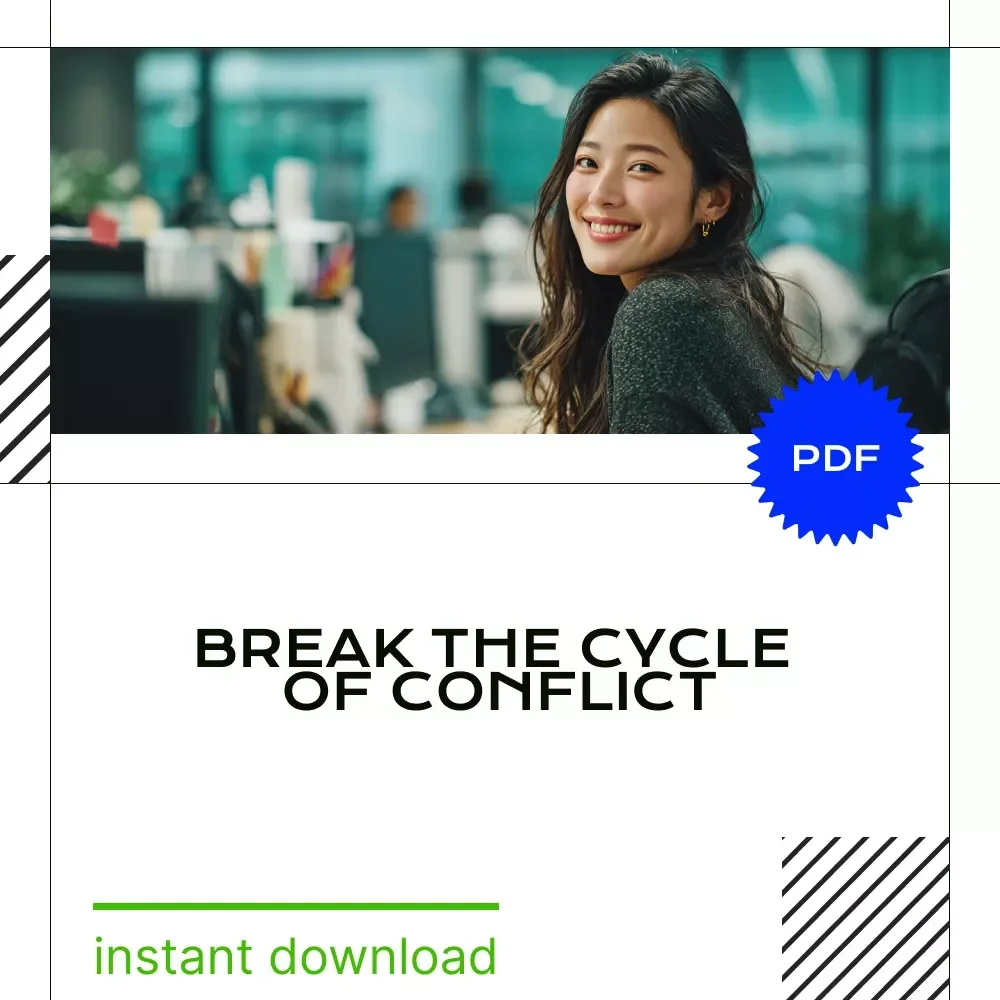Conflict Trap Solutions at a Glance - Digital Download Checklist for Understanding Conflict Theory and Solutions