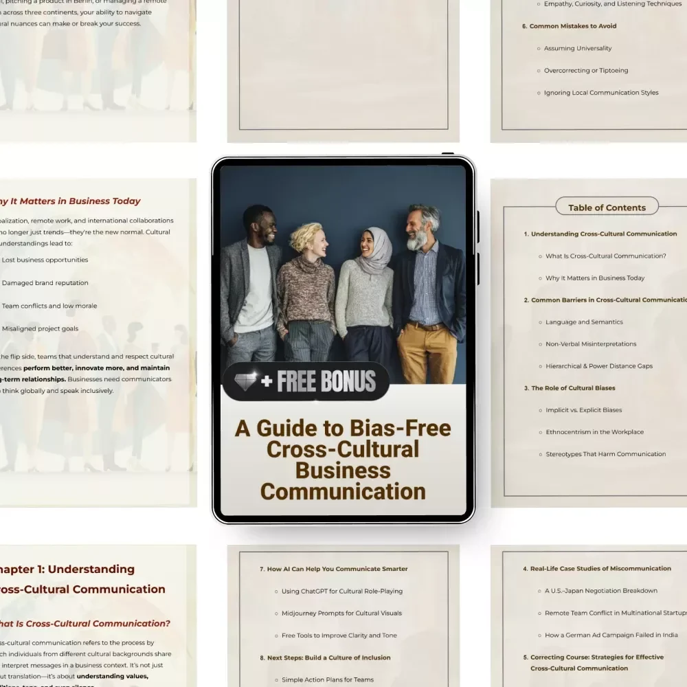 A Guide to Bias-Free Cross-Cultural Business Communication eBook - Overcome Barriers and Biases for Global Success