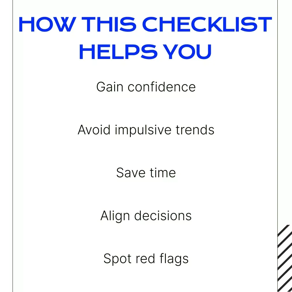 Jump Off the Bandwagon Quick Checklist - Stay Informed, Make Confident Choices