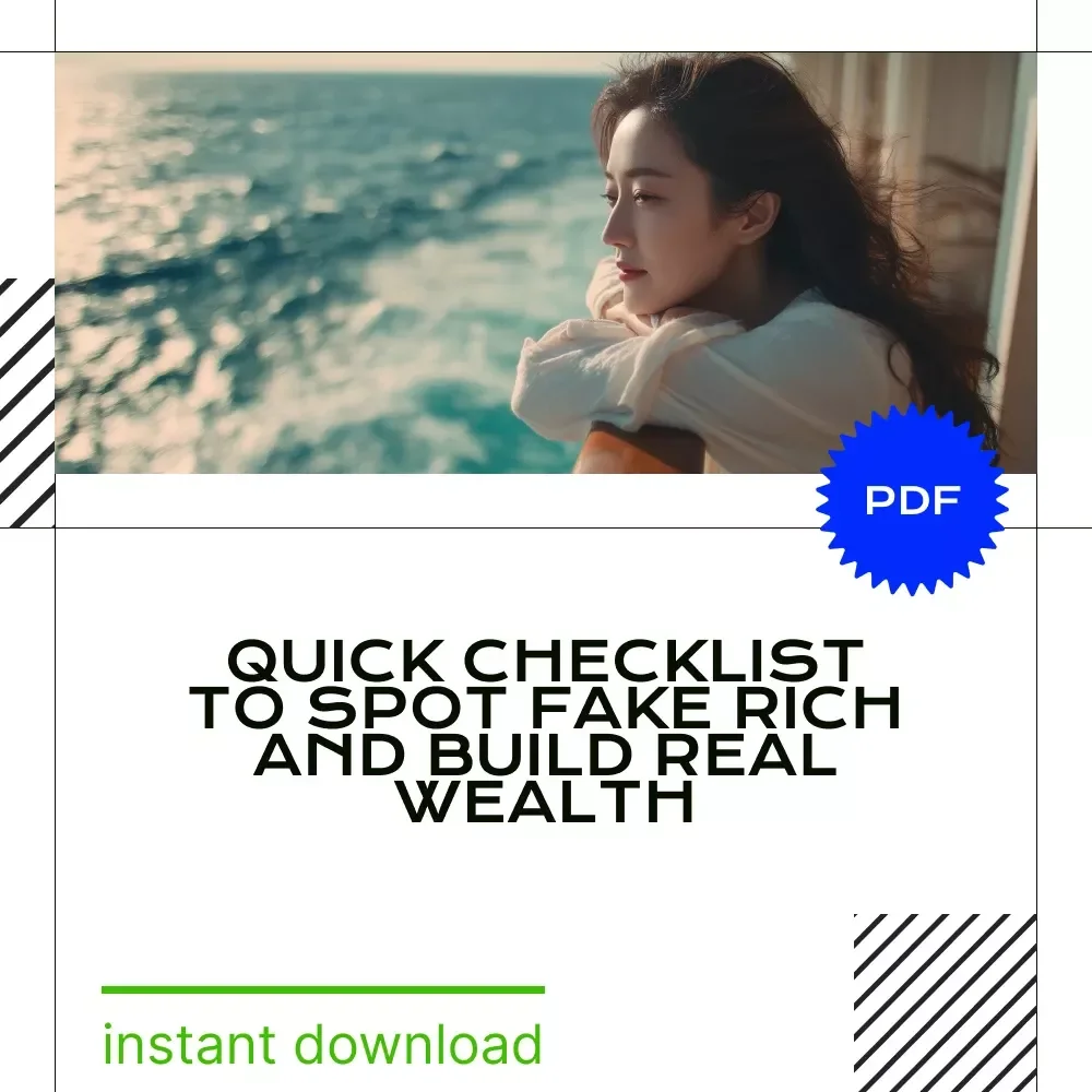Spotting the Fake Rich: Quick-Action Checklist – Identify Fake Wealth & Build True Financial Freedom