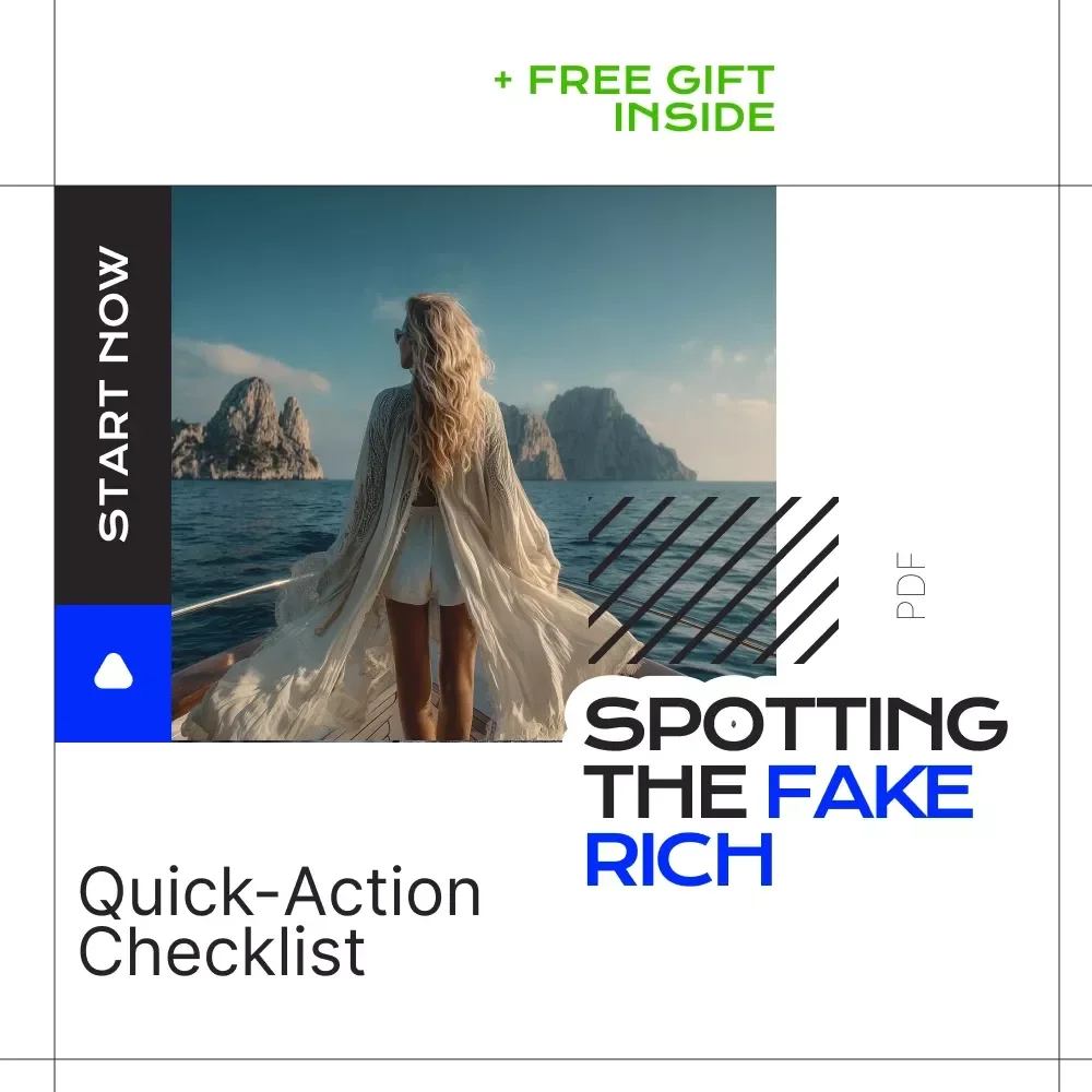 Spotting the Fake Rich: Quick-Action Checklist – Identify Fake Wealth & Build True Financial Freedom