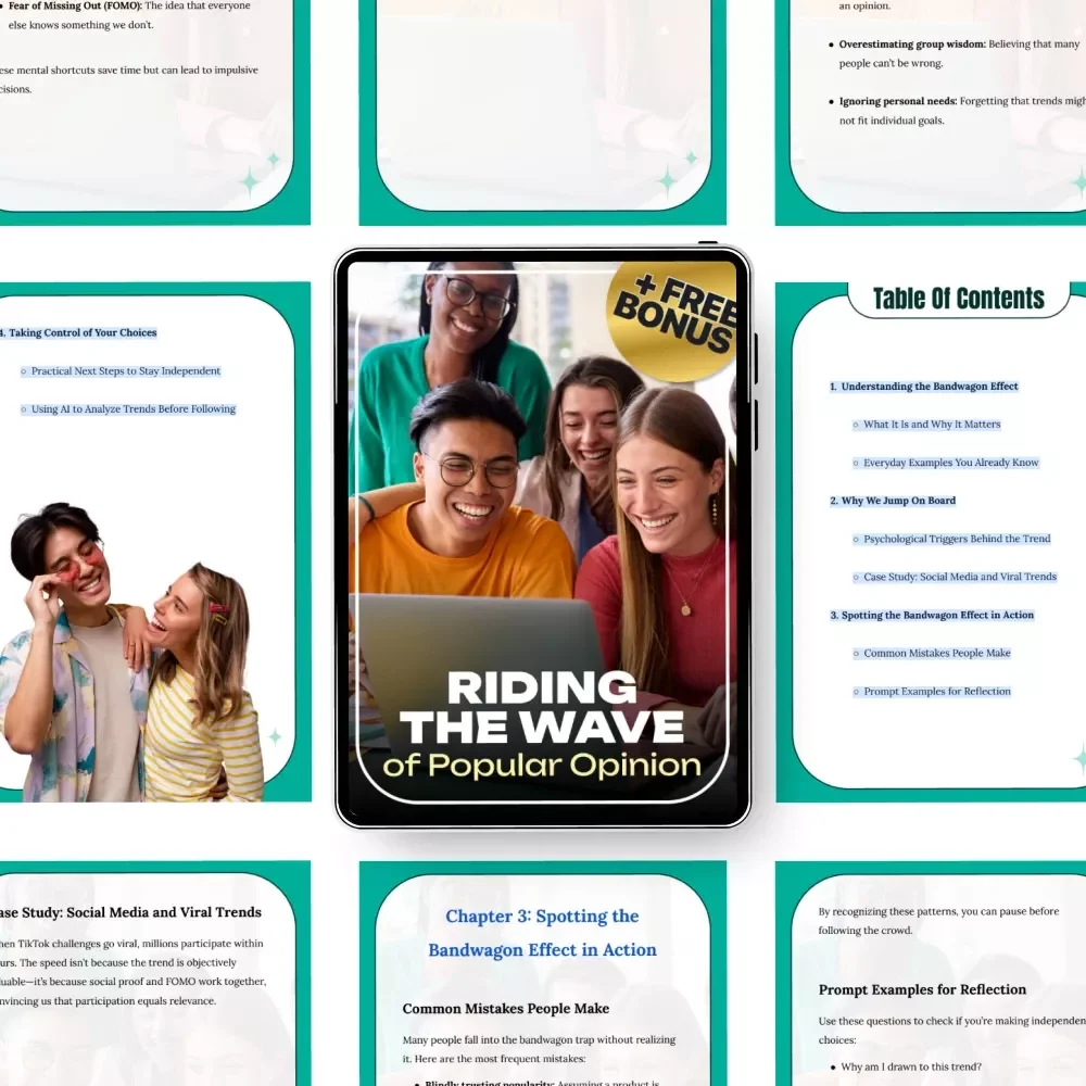 Riding the Wave of Popular Opinion: Master the Bandwagon Effect Guide for Trendspotting & Independent Thinking