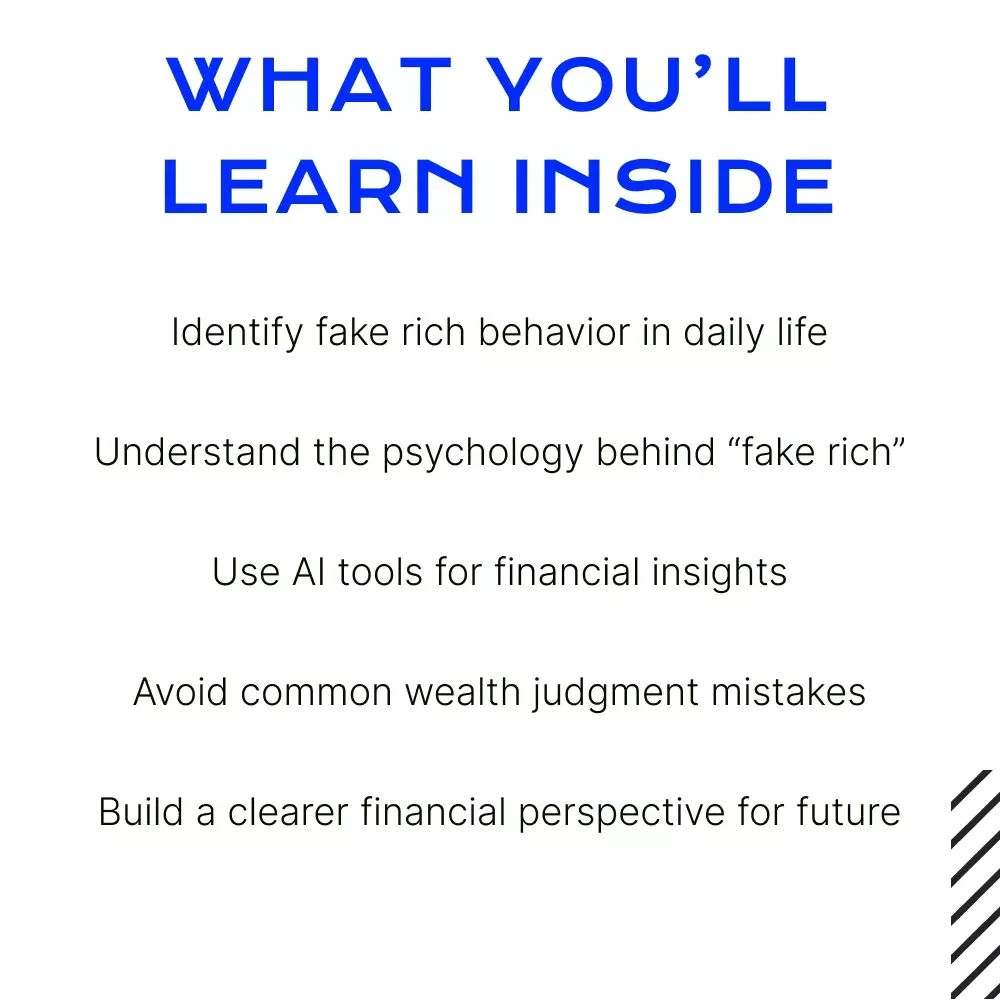 How to Spot the Fake Rich: A Guide to Identifying the Fake Rich and Building Real Wealth