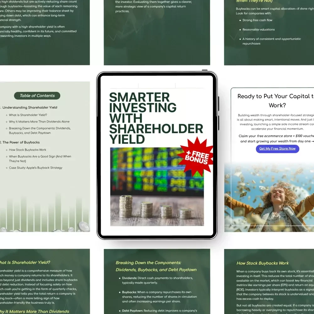 Smarter Investing with Shareholder Yield – A Practical Guide to Buybacks and Shareholder Yield Investing for Long-Term Wealth Builders