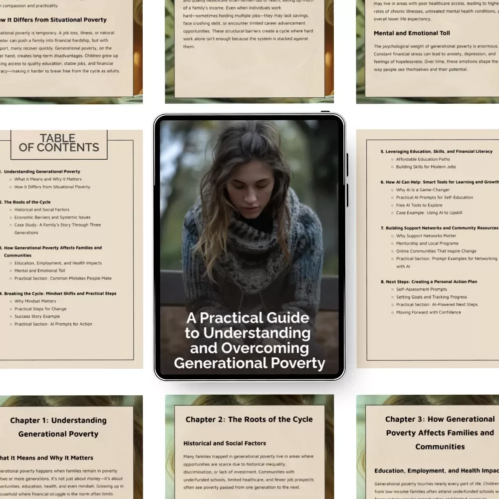 A Practical Guide to Understanding and Overcoming Generational Poverty: Empower Your Future with Actionable Steps