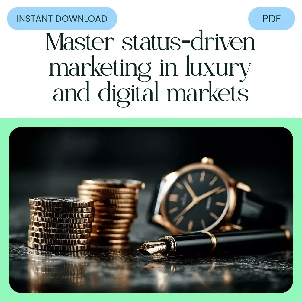 Conspicuous Consumption: Actionable Steps for Understanding and Marketing It – Printable Checklist on Conspicuous Consumption in Economics for Luxury Branding & Digital Strategy