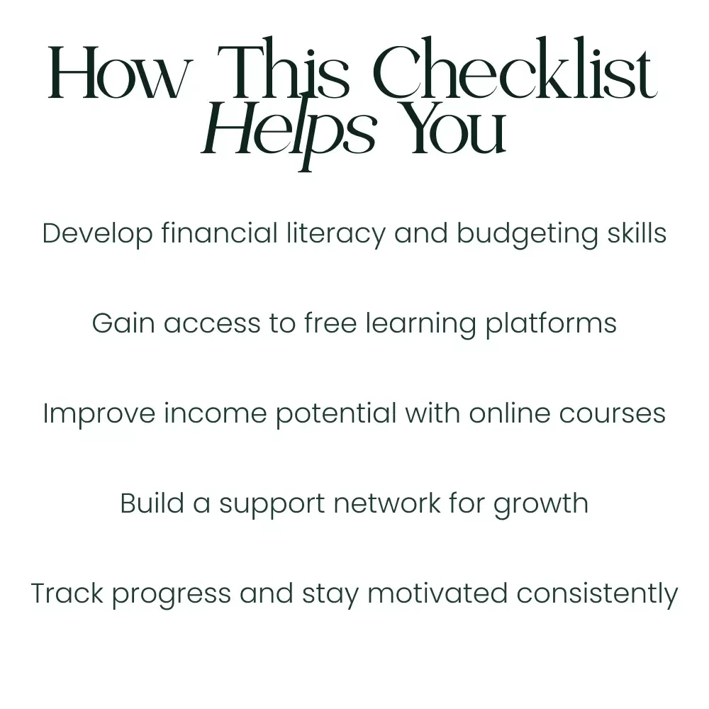 Your Action-Packed Poverty Escape Checklist: Break the Cycle & Build a Better Future