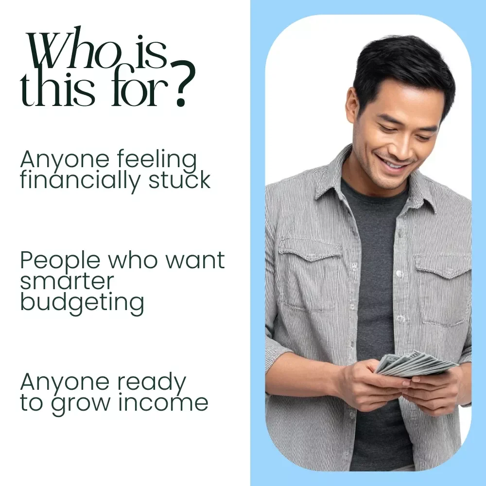 Actionable Steps for Financial Freedom – Printable Checklist for avoiding poverty trap, Smart Budget Planning & AI Money Management Guide
