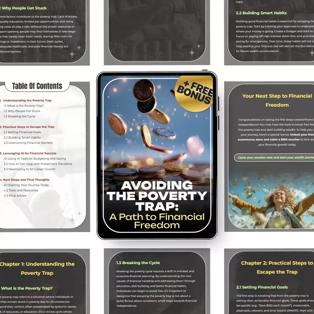 Avoiding the Poverty Trap: A Path to Financial Freedom – Practical Guide to Avoiding Poverty Trap, Budgeting, AI Tools & Wealth Building Strategy