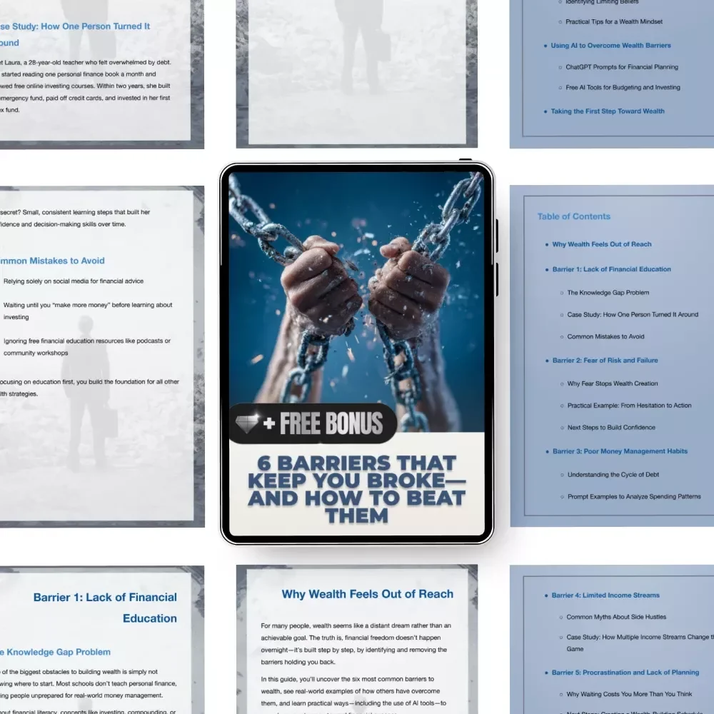 6 Barriers That Keep You Broke—and How to Beat Them: The Ultimate eBook for Wealth Building