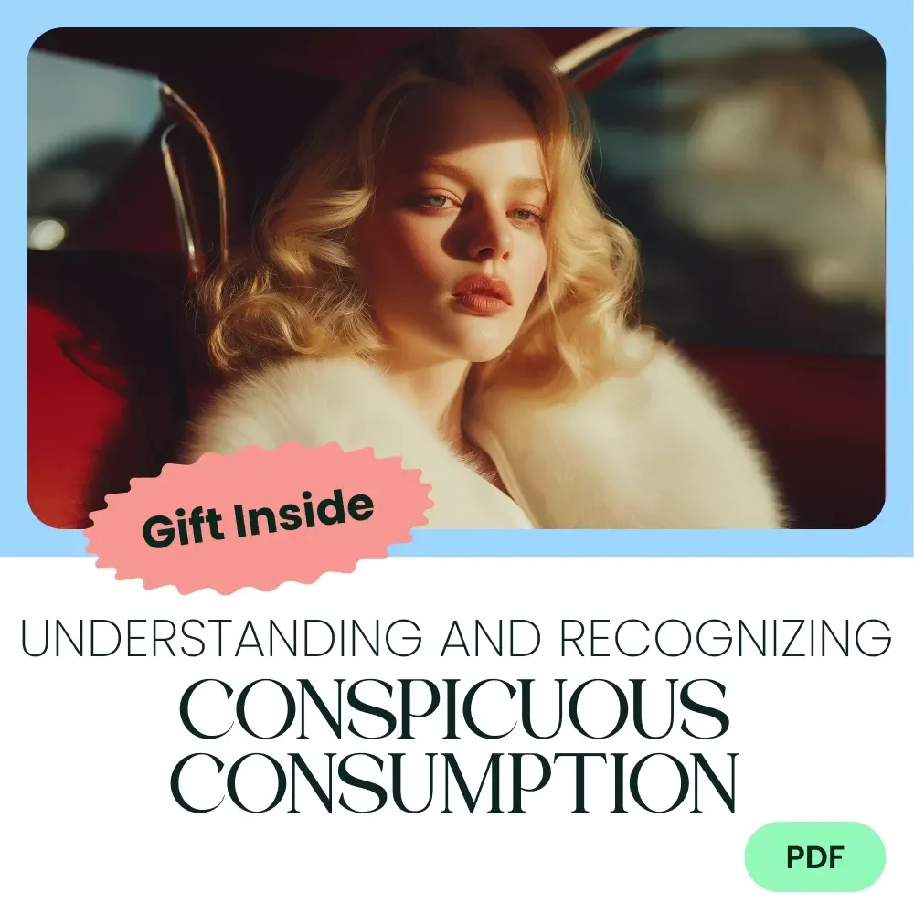 A Quick Guide to Understanding and Recognizing Conspicuous Consumption - Digital Download Checklist