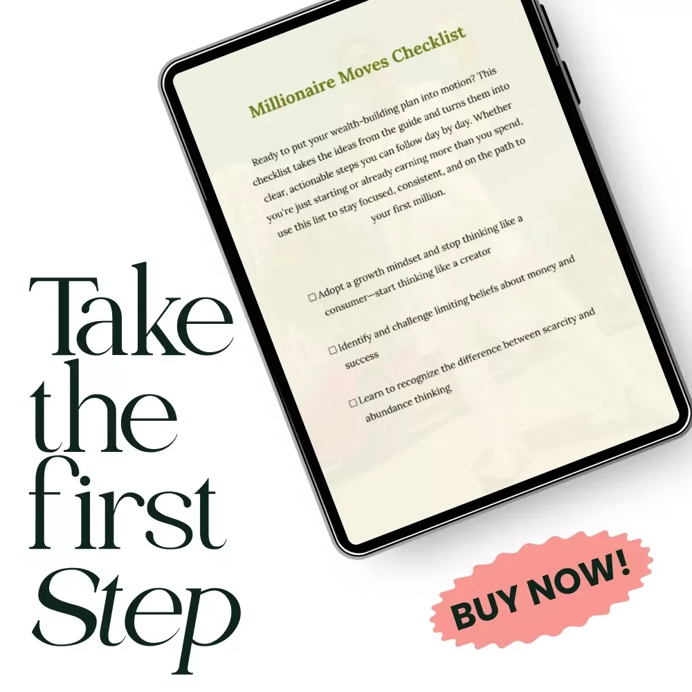 Millionaire Moves Checklist - Your Step-by-Step Guide to Making a Million Dollars