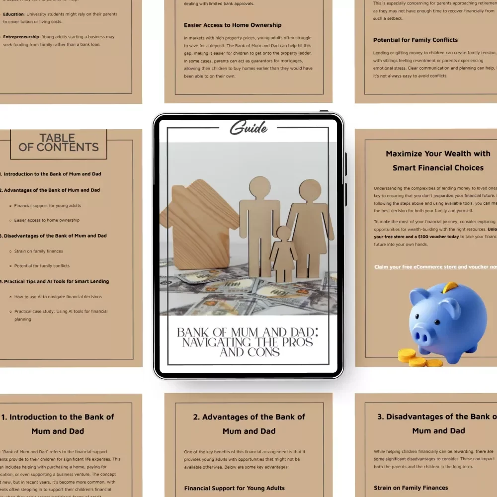 Bank of Mum and Dad: Navigating the Pros and Cons - A Practical Guide for Smart Lending