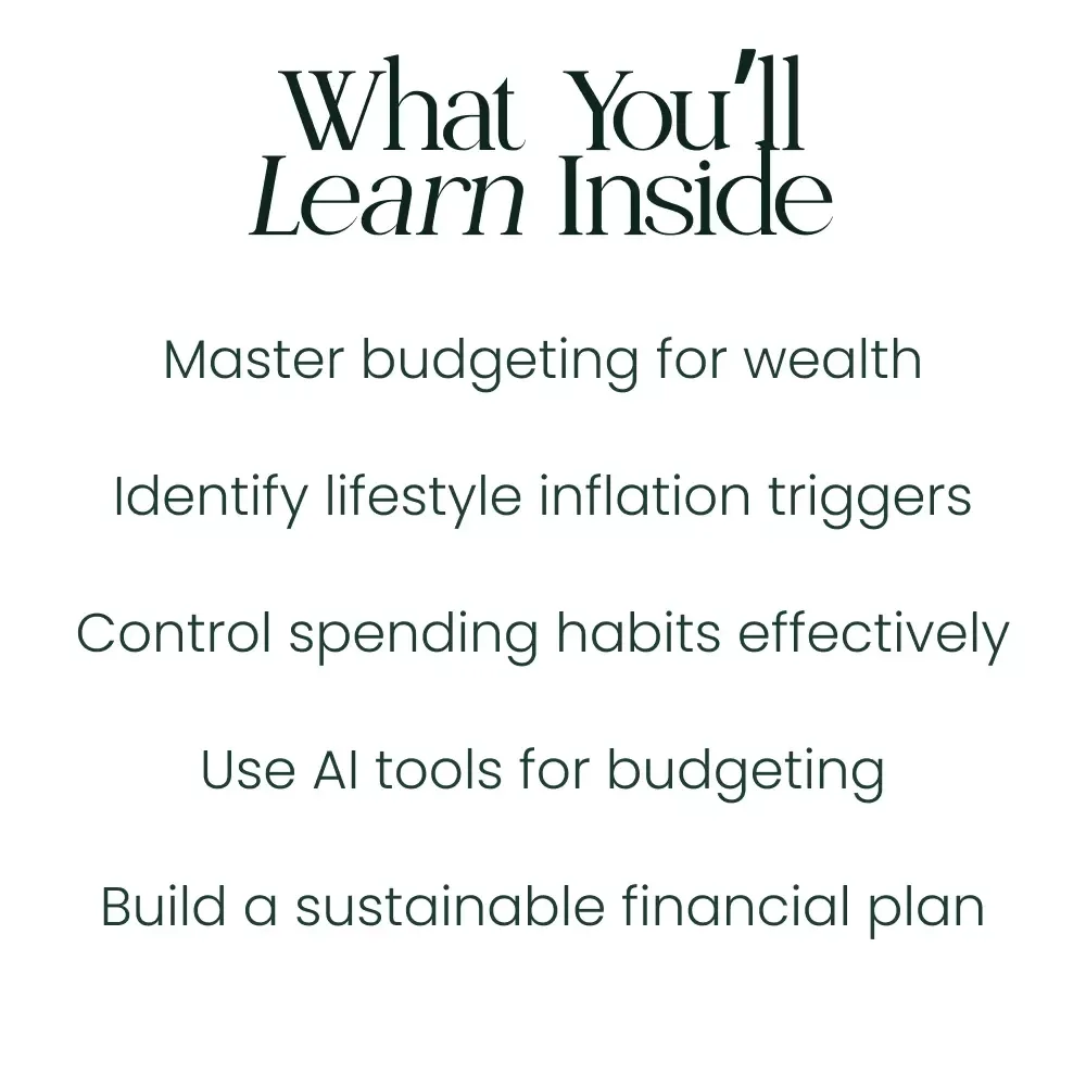 When Enough Is Never Enough: Breaking Free from Lifestyle Creep - A Comprehensive eBook Guide to Conquer Lifestyle Inflation and Build Lasting Wealth