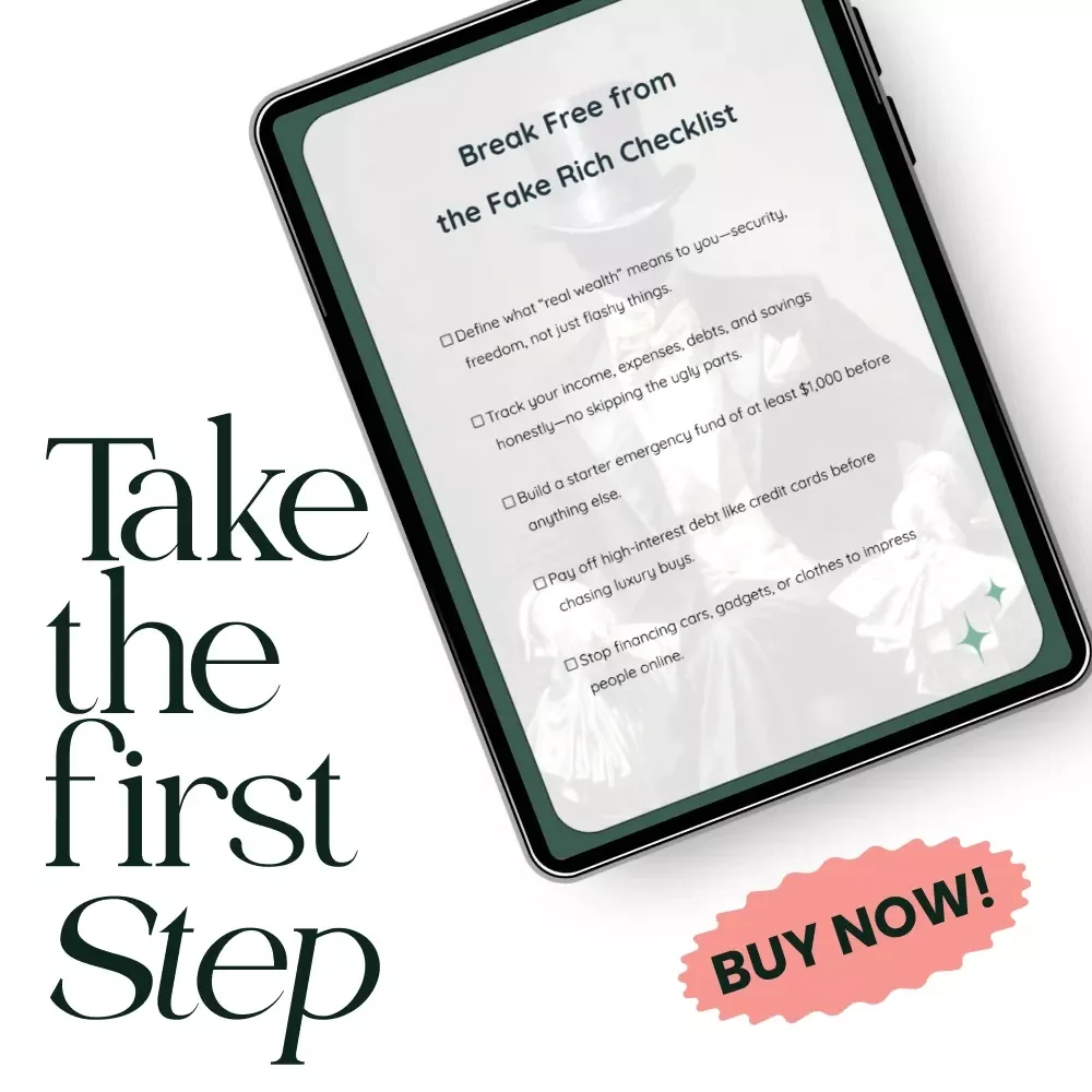 Break Free from the Fake Rich Checklist | Fake Rich Mindset Reset & Real Wealth Building Digital Download