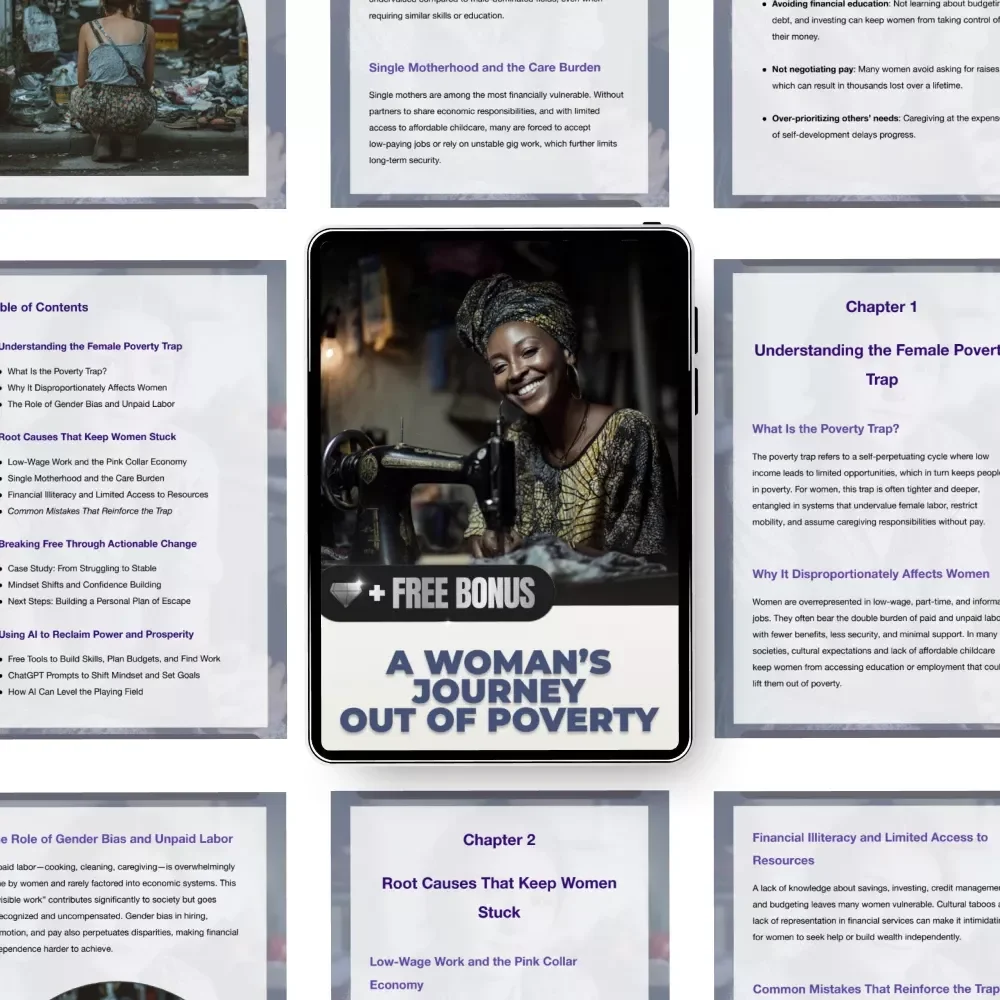 A Woman's Journey Out of Poverty: A Guide to Breaking Free from the Female Poverty Trap