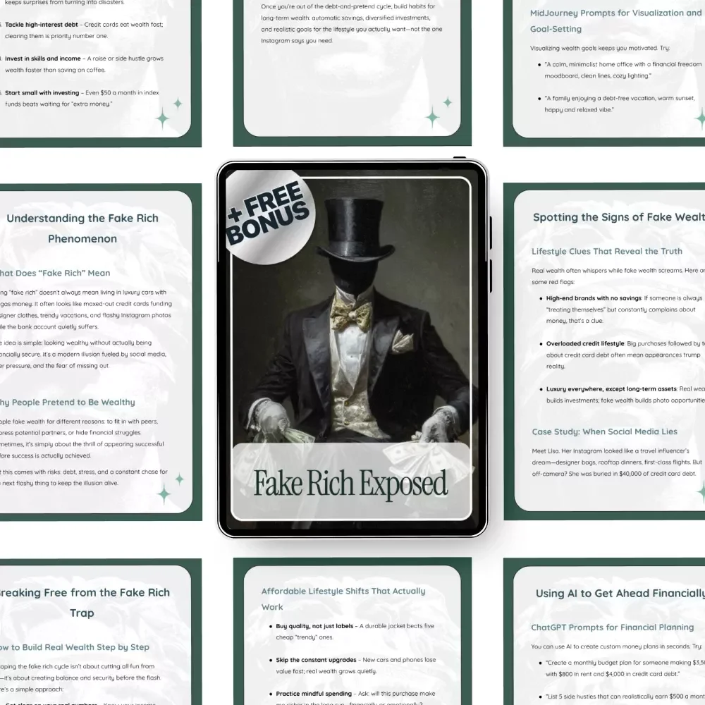 Fake Rich Exposed – The Ultimate Guide to Understanding the Fake Rich Mindset, Spotting Fake Wealth & Building Real Financial Freedom