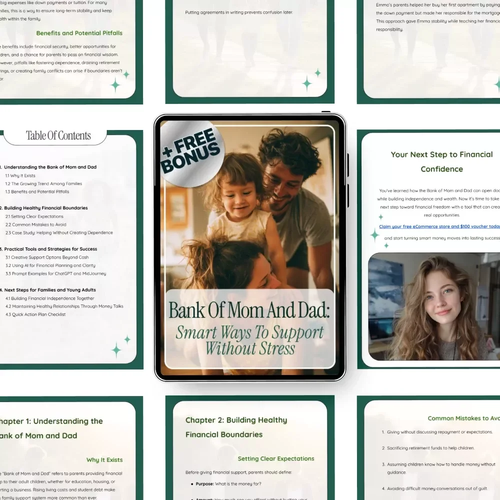 Bank of Mom and Dad: Smart Ways to Support Without Stress - A Practical Guide for Parents and Families