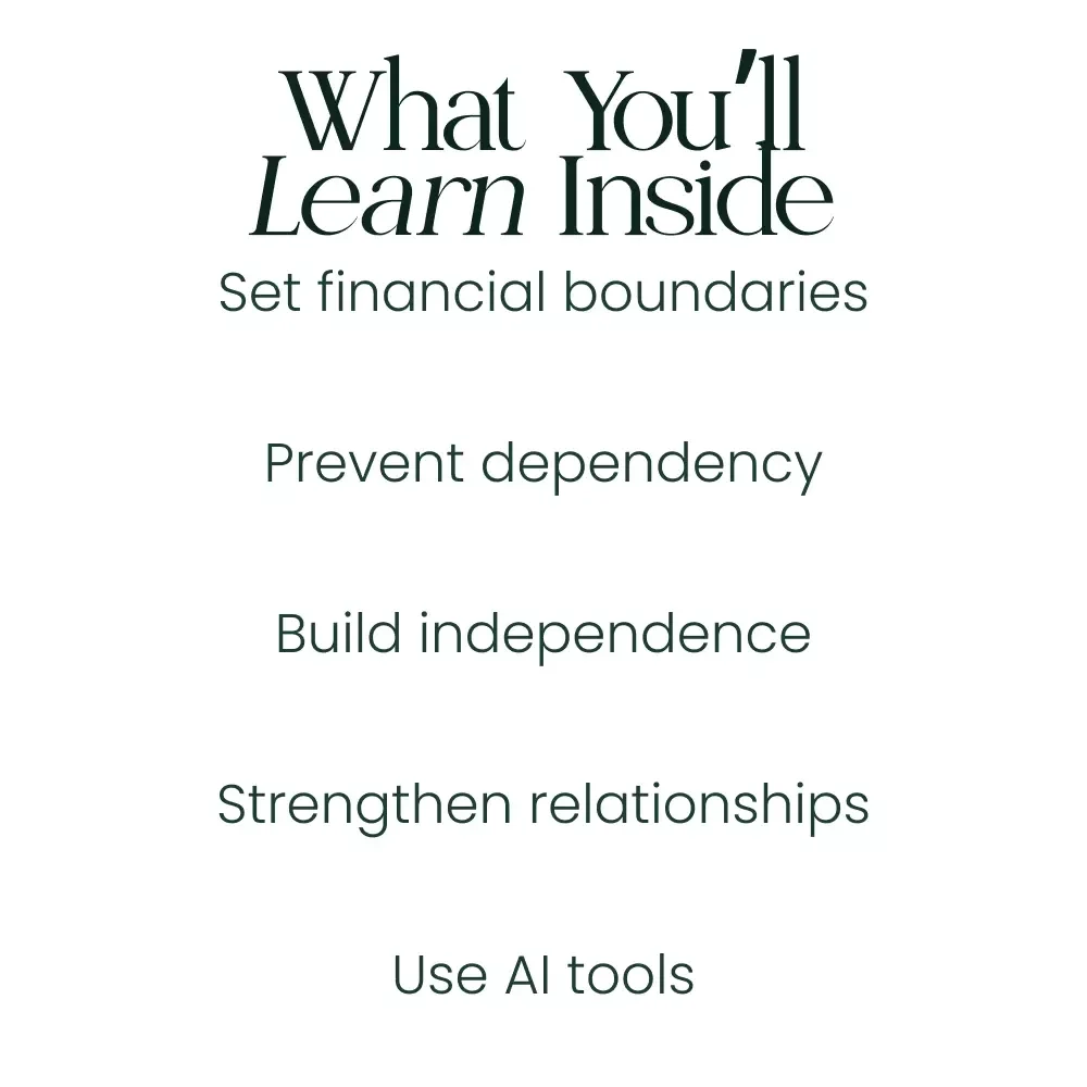 Bank of Mom and Dad: Smart Ways to Support Without Stress - A Practical Guide for Parents and Families