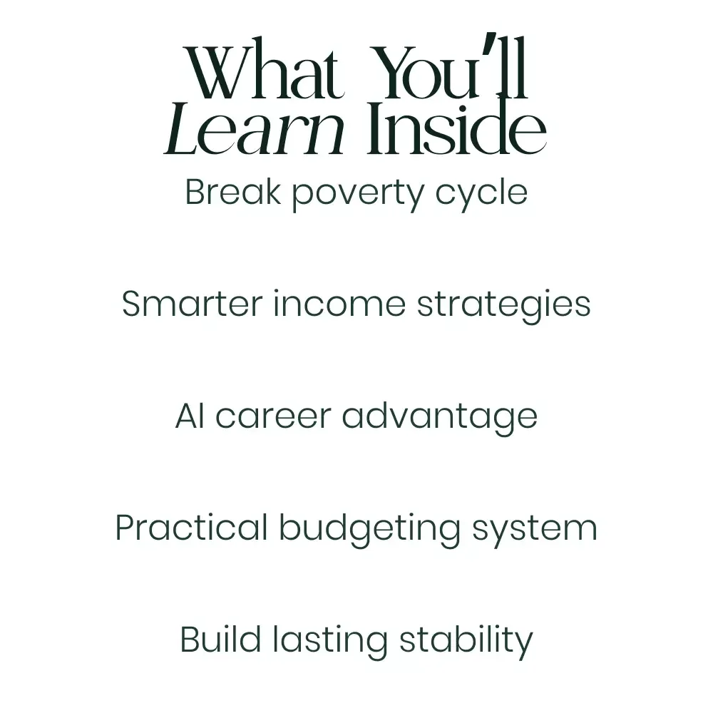 Beyond Paycheck to Paycheck: Escaping the Poverty Cycle – eBook Guide to Overcoming the Minimum Wage Poverty Trap & Building Financial Freedom