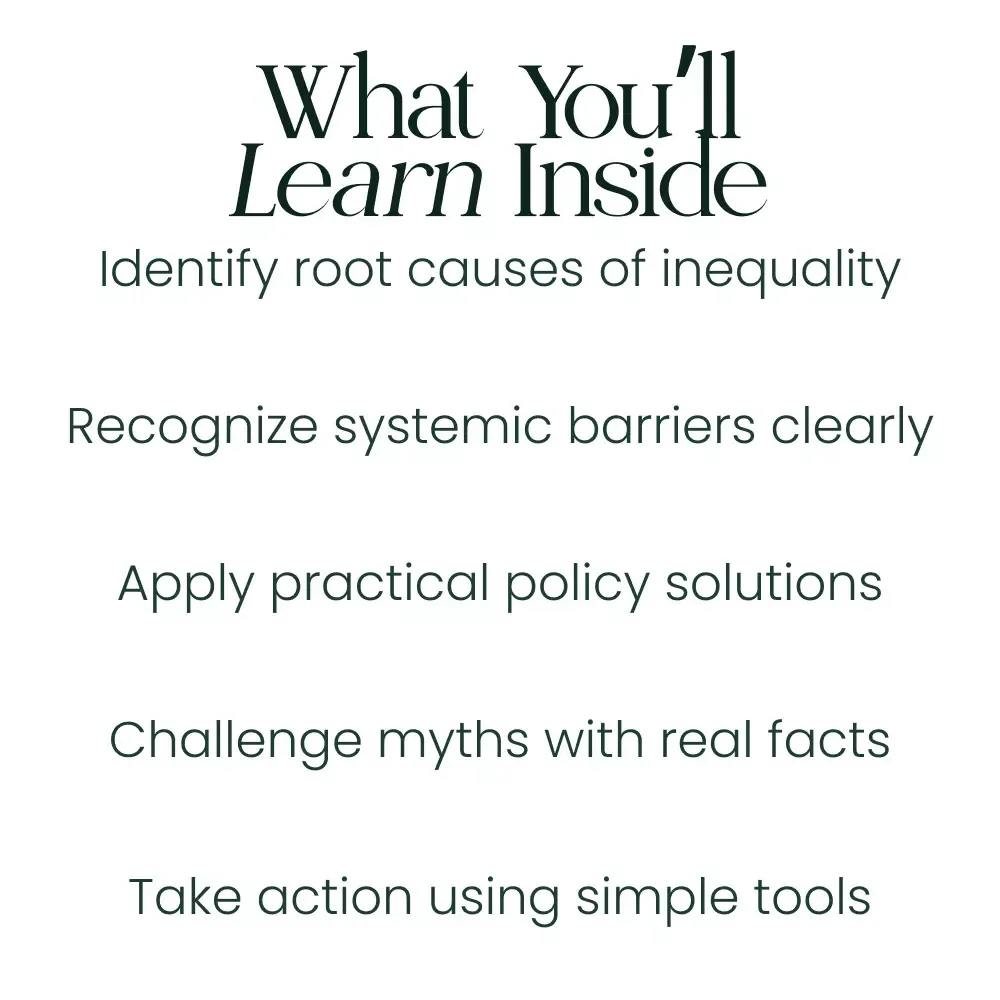 Understanding Structural Poverty and Paths to Change | Structural Poverty eBook, Social Justice Guide, Policy & Community Action Digital Download