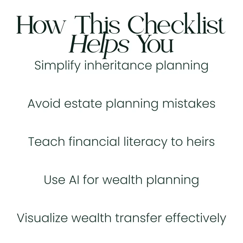 Inheritance Inequality Action Checklist: A Step-by-Step Guide to Addressing Wealth Gaps and Ensuring Fair Wealth Transfer
