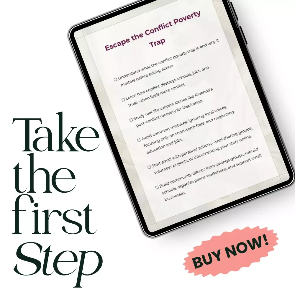 Escape the Conflict Poverty Trap: A Practical Checklist for Breaking Free from Destructive Cycles