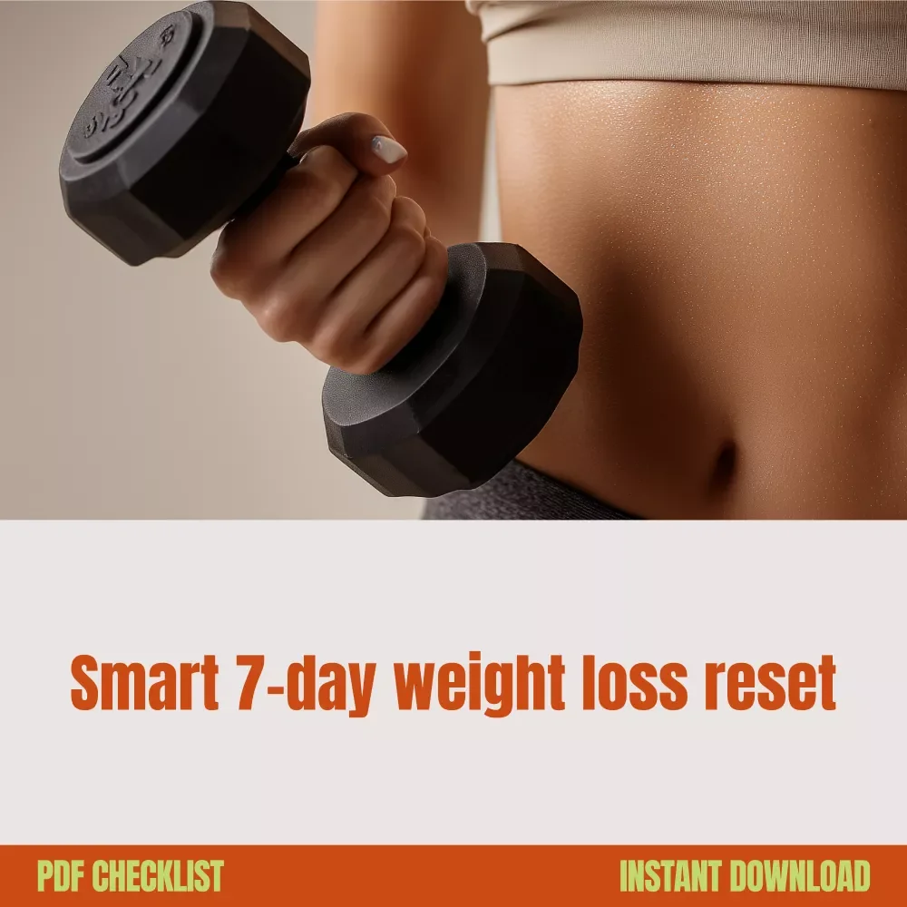 Your Rapid Weight Loss Success Checklist – 7-Day Kickstart Plan for Anyone Searching How to Lose 10 lbs in a Week